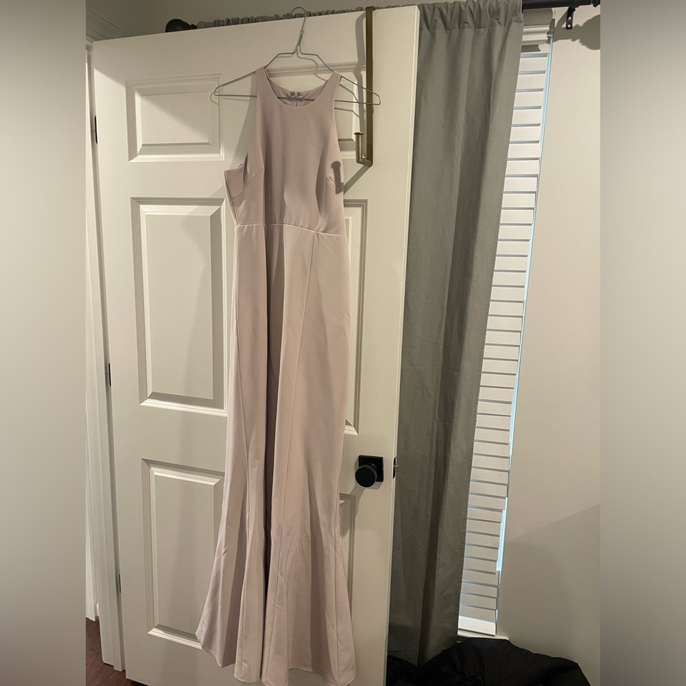 Show Me Your Mumu Chicago High Neck Gown ~ Show Me The Ring Stretch Crepe